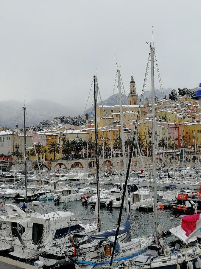 Menton 2 Pieces Climatise A Cote De La Plage Rue Palmaro Exteriör bild